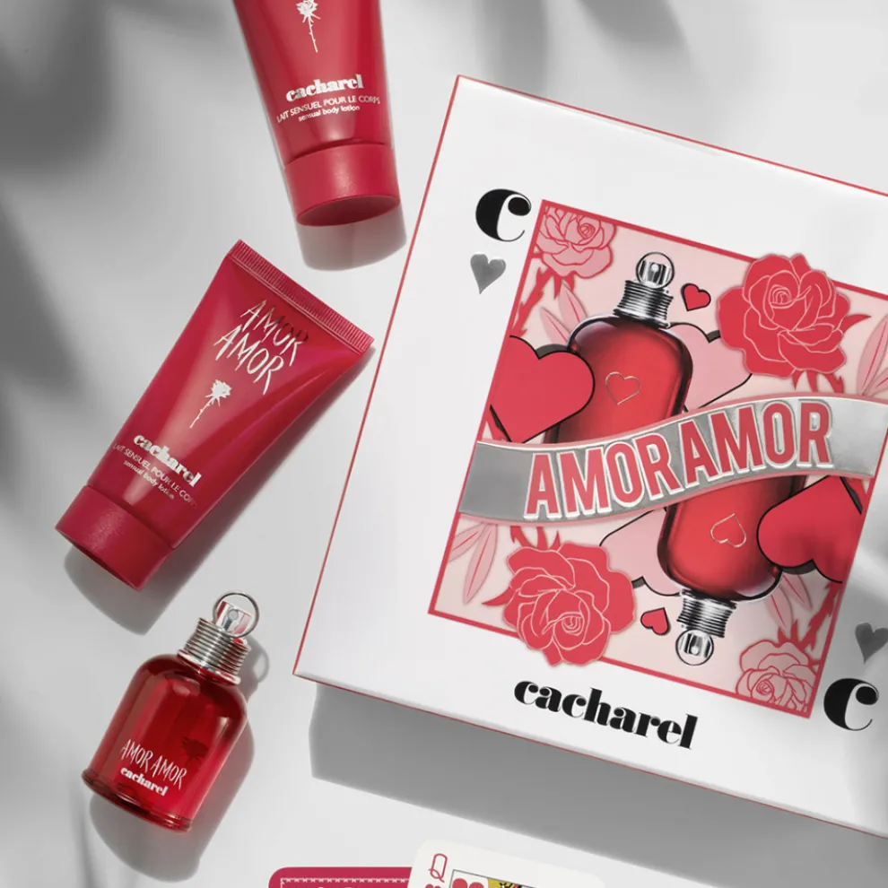 Cacharel - Cadeauset Amor Amor - Eau de Toilette 50ml + 2 producten