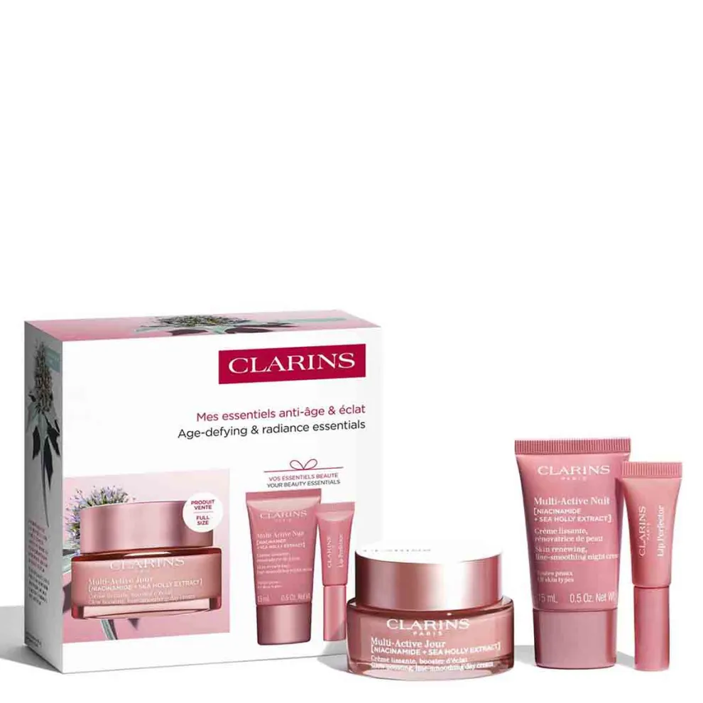 Clarins - Cadeauset Multi-Active - Age defying & Radiance Essentials