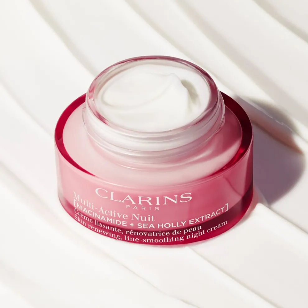 Clarins - Multi-Active Nacht - Gladmakende Crème, Huidvernieuwing Alle huidtypes