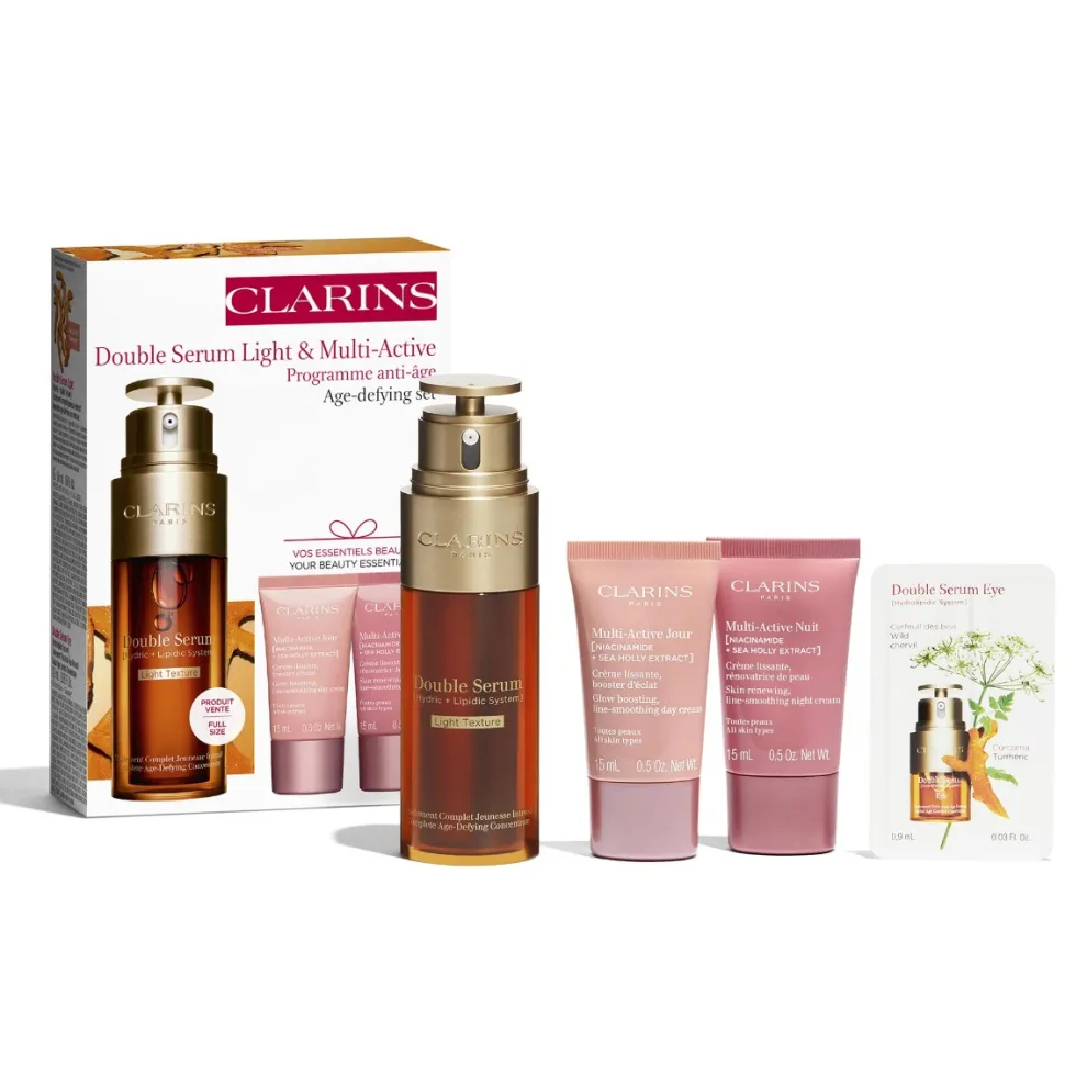CLARINS - Set Double Serum Light & Multi-Active 30+ - Anti-ageing routine