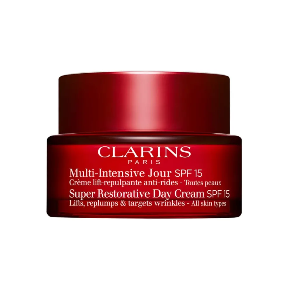 Clarins - Super Restorative Day Cream SPF15 - Lifts, replenishes & targets wrinkels - All skin types - 50ml