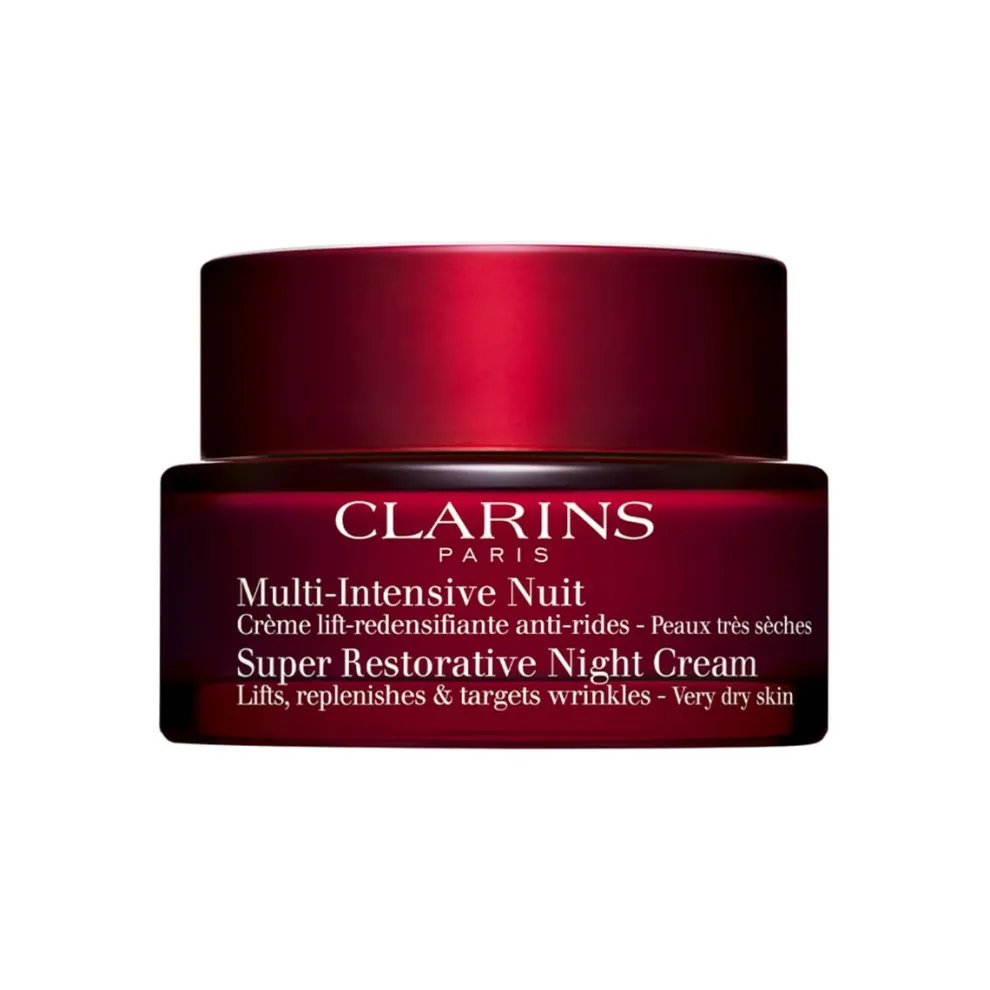 Clarins - Super Restorative Night Cream - Lifts, replenishes & targets wrinkels - very dry skin 50ml