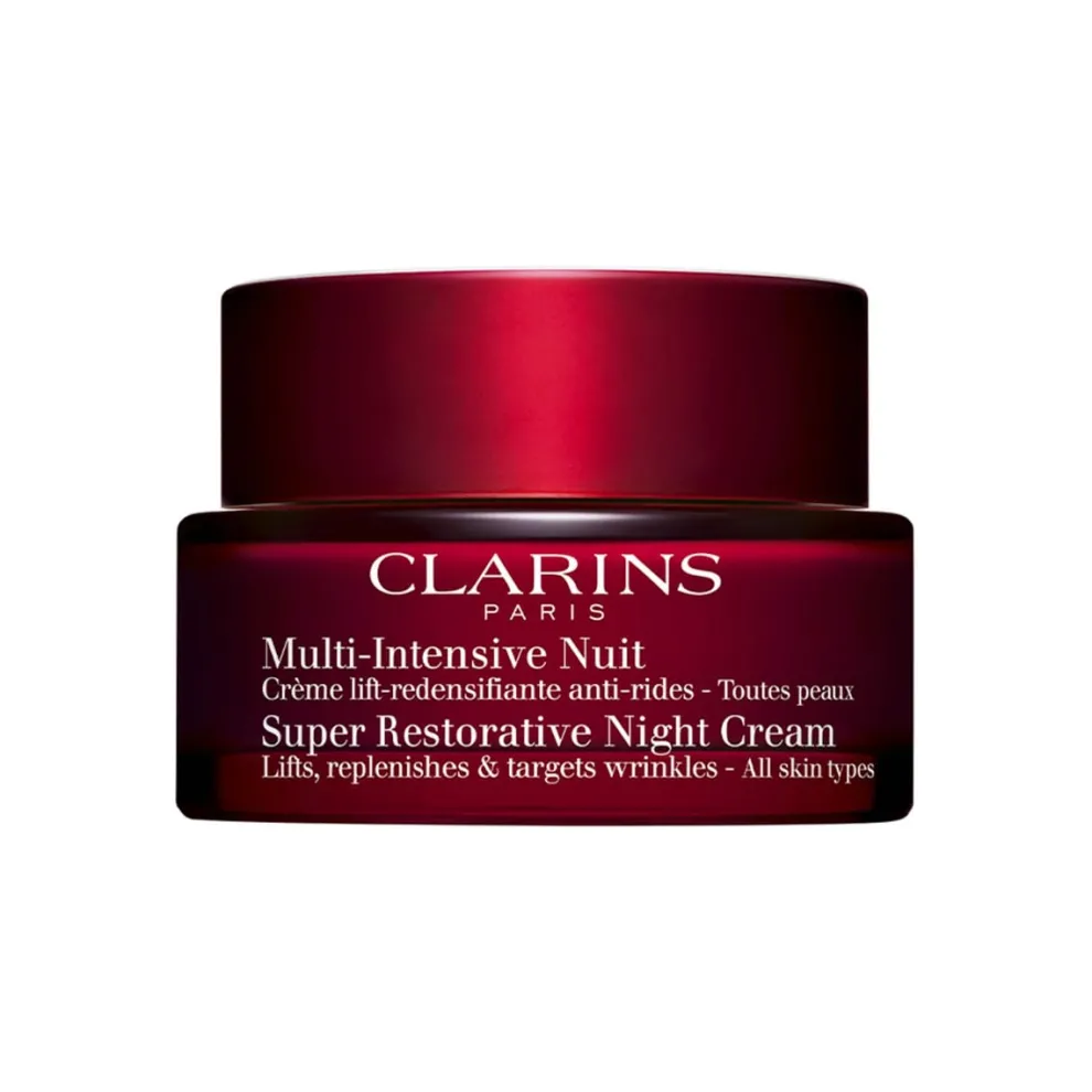 Clarins - Super Restorative Night Cream - Lifts, replenishes & targets wrinkels - All skin types 50ml