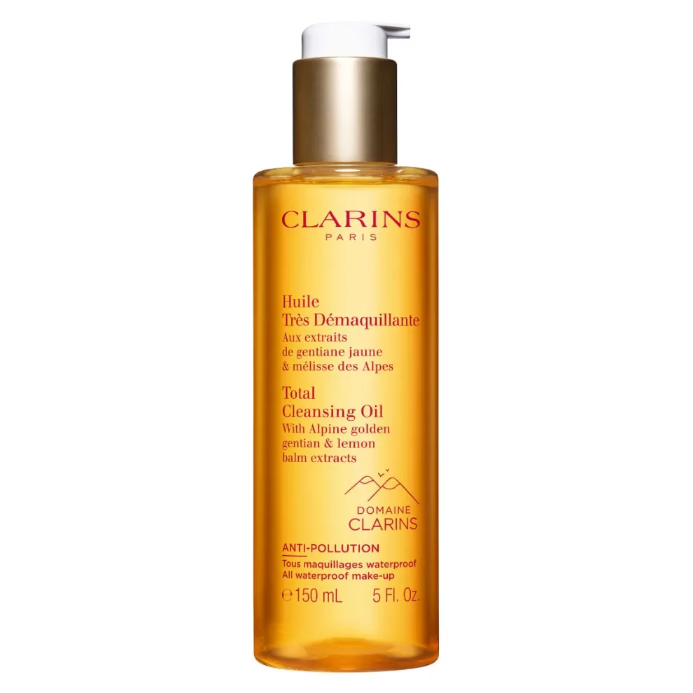 Clarins - Total Cleansing Oil - Alpine Golden Gential & Lemon Balm Extracts 150 ml
