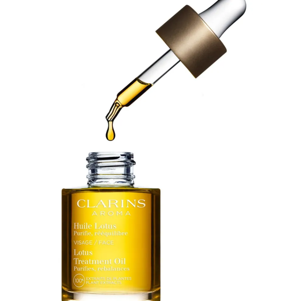 Clarins, Lotus Treatment Oil - Gecombineerde huid met vette neigingen 30 ml