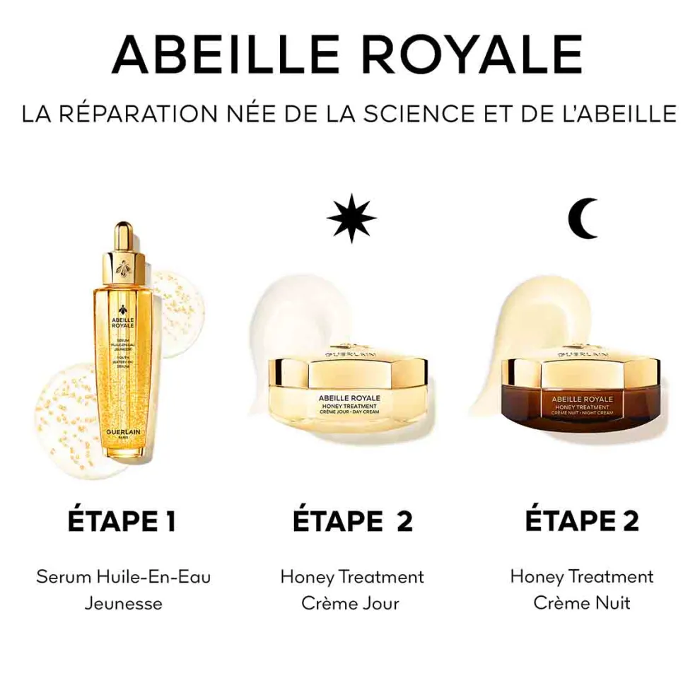Guerlain - Abeille Royale - Set Honey Treatment Night Cream 50 ml & 2 complementary care products