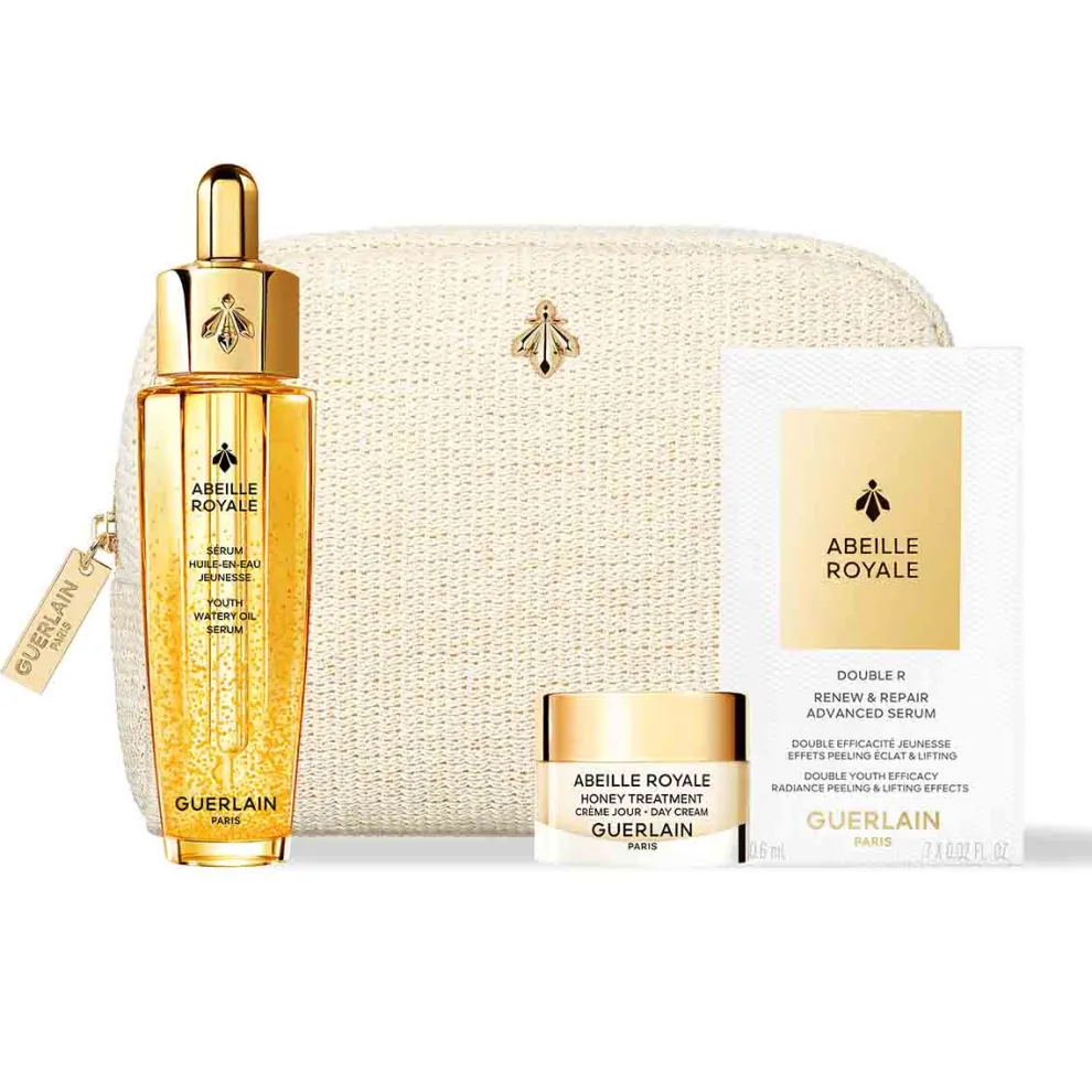 Guerlain - Abeille Royale - Cadeauset Youth Watery Oil Serum 30 ml & 2 additional care products