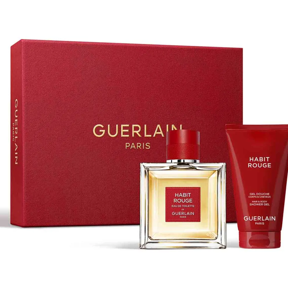 Guerlain - Habit Rouge - Cadeauset Eau de Toilette 100 ml