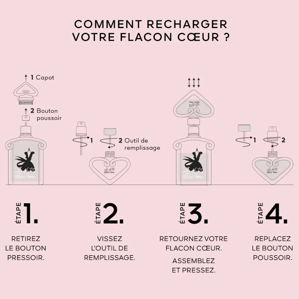 Guerlain - La Petite Robe Noire Le Flacon Coeur - Eau de Parfum 20 ml