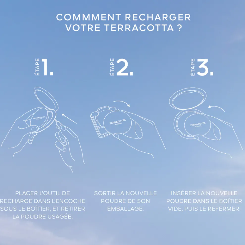 Guerlain - Terracotta Bronzing Powder - Met 96% aan ingrediënten van natuurlijke oorsprong - Refill