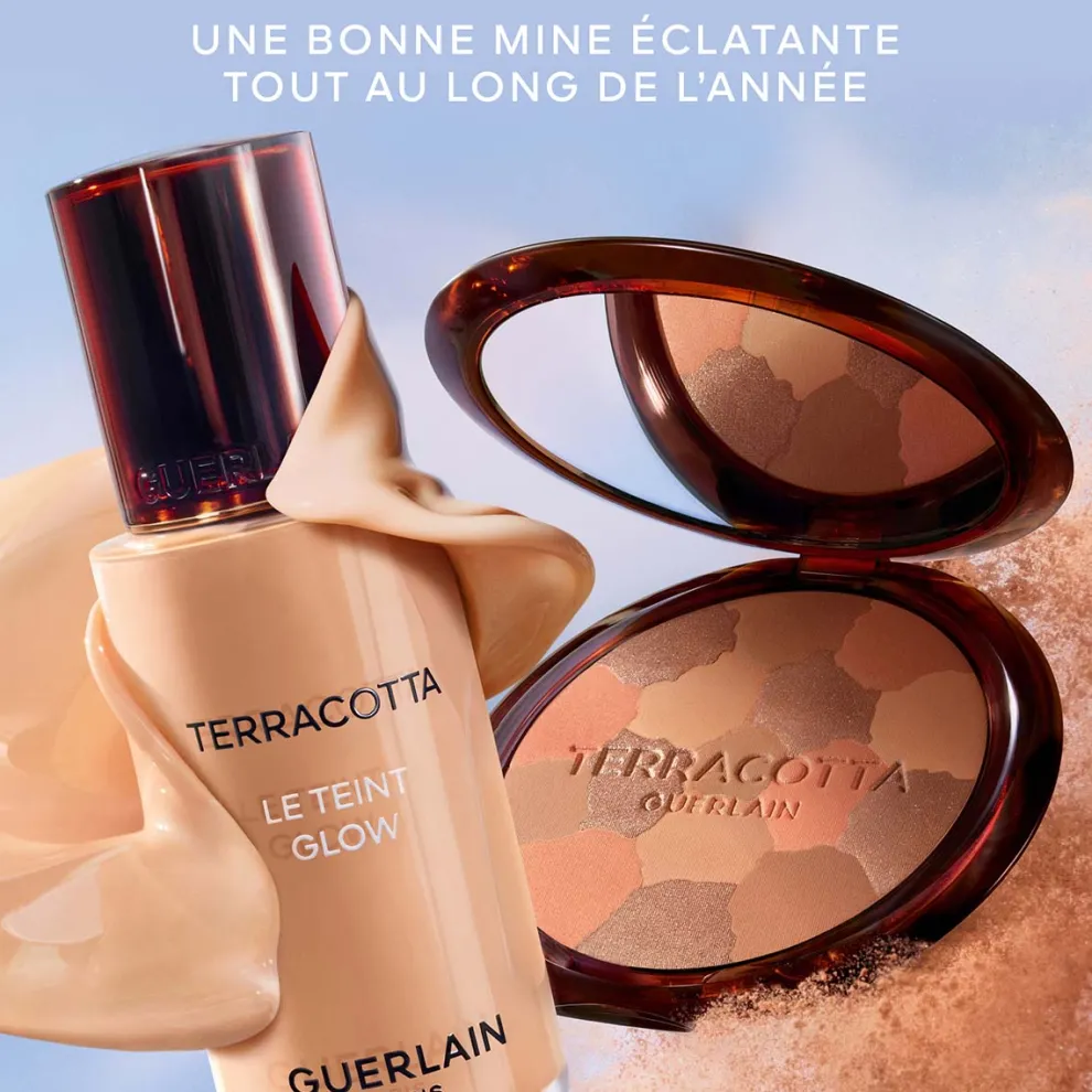 Guerlain - Terracotta Flower Blossom - Natural Good Glow Powder Limited Edition - 96% ingredients natural origin