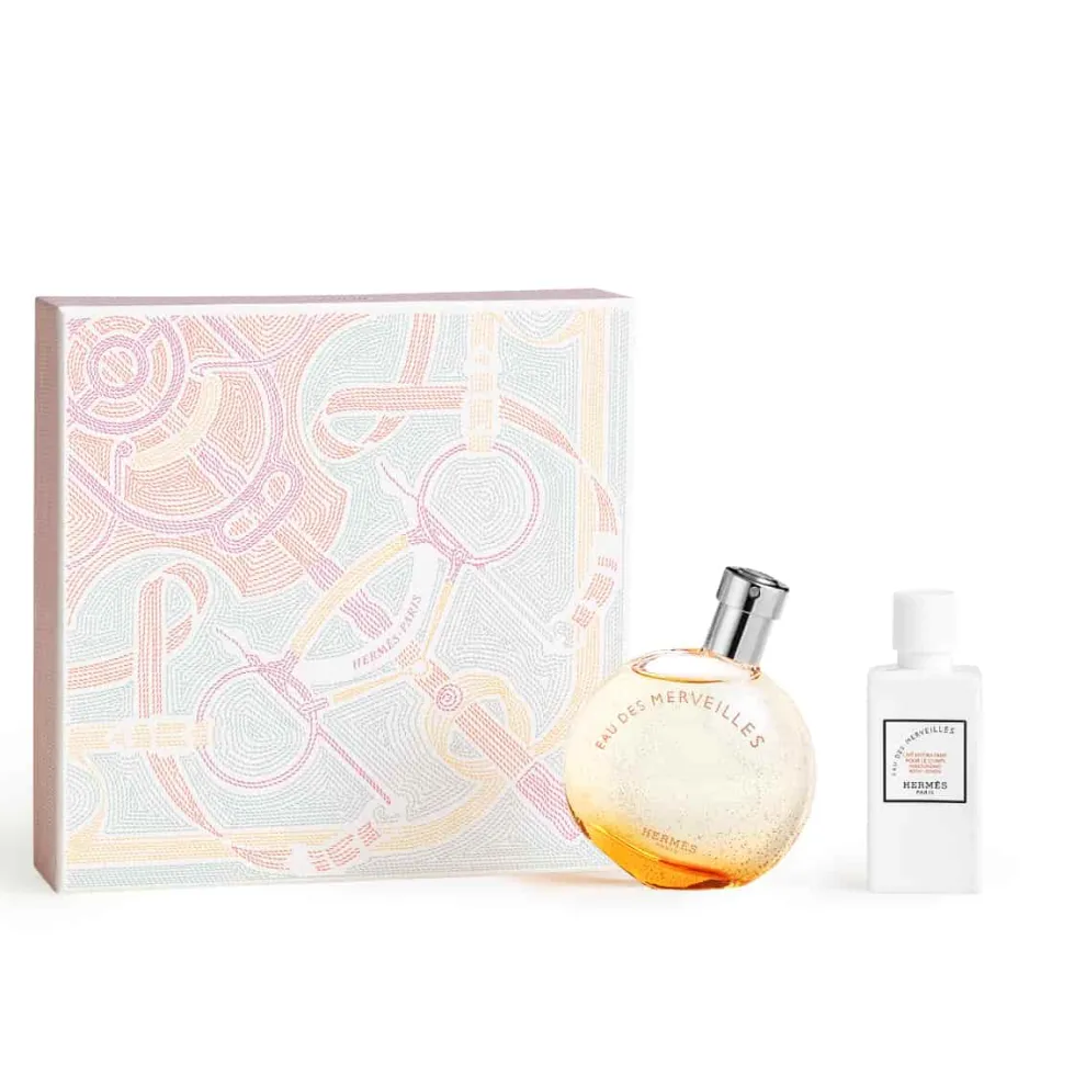 Hermès - Cadeauset Eau des Merveilles - Eau de Toilette 50ml + Body Lotion 40ml