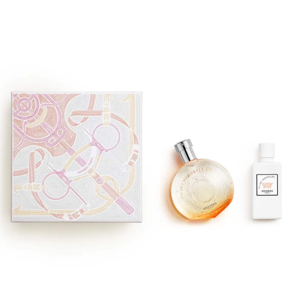 Hermès - Cadeauset Eau des Merveilles - Eau de Toilette 50ml + Body Lotion 40ml
