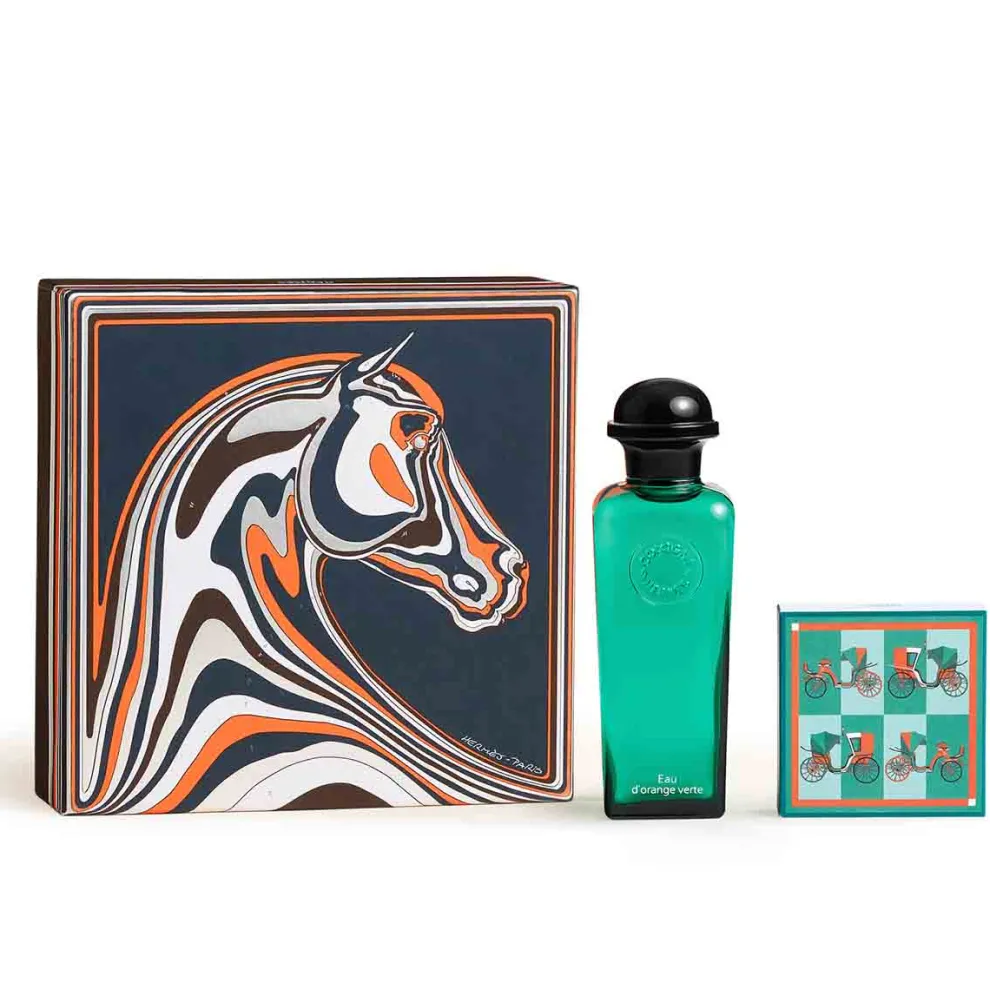 Hermès - Cadeauset Eau d’Orange Verte - Eau de Cologne 100 ml