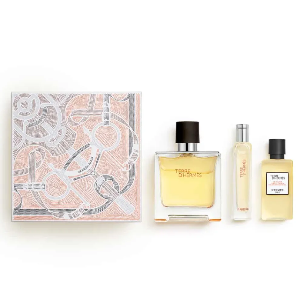 Hermès - Set Terre d'Hermès Parfum + Nomade + Shower Gel