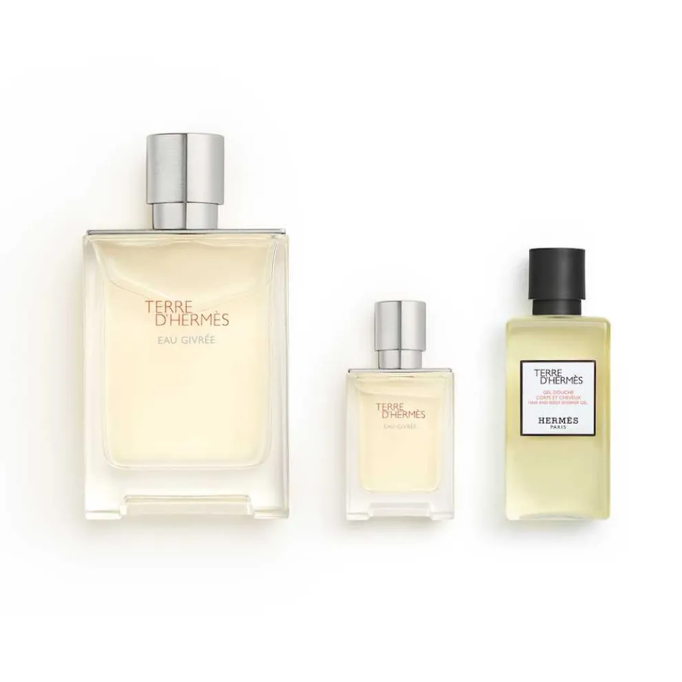 Hermès - Set Terre d'Hermès Givrée - Eau de Parfum + Eau de Parfum 12.5ml + Shower Gel