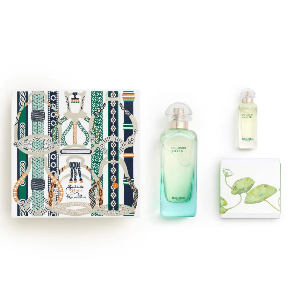 Hermès - Un Jardin sur le Nil Geschenkset - Eau de Toilette 100 ml + 2 producten