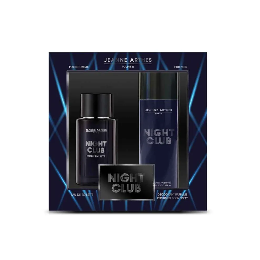JEANNE ARTHES - Cadeauset Night Club - Eau de Toilette 100 ml + Deodorant 200ml