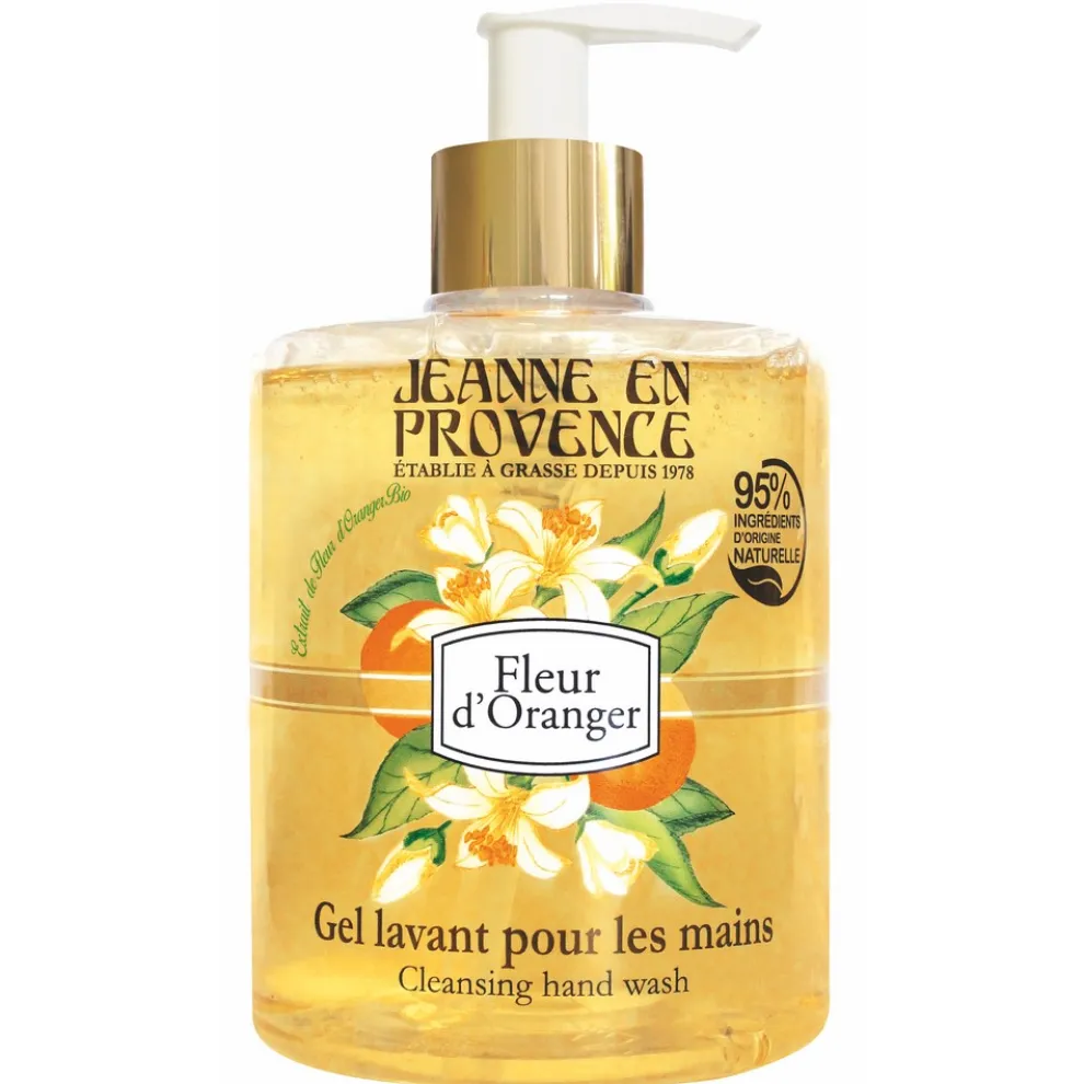 Jeanne en Provence - Gel lavant mains fleur d'oranger 500ml