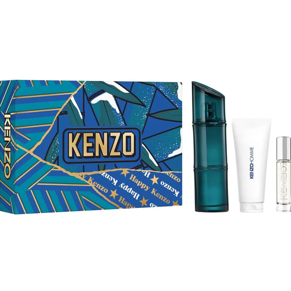 Kenzo - Cadeauset KENZO HOMME - Eau de Toilette + Travel Size Spray + Shower Gel