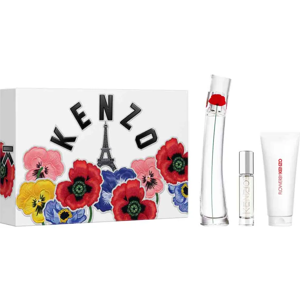 Kenzo - Flower By Kenzo - Cadeauset Eau de Parfum + Travel Size Spray + Body Lotion
