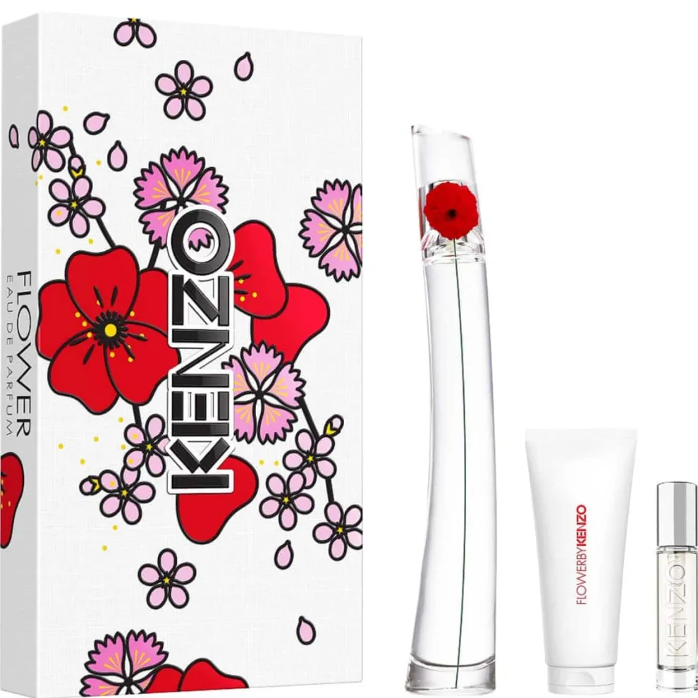 Kenzo - Set Flower by Kenzo - Eau de Parfum 100 ml + 2 producten