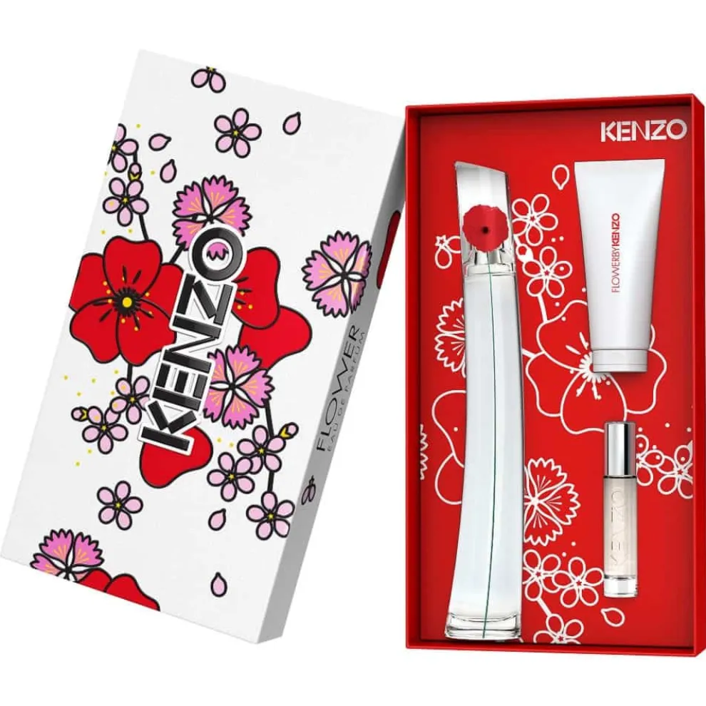 Kenzo - Set Flower by Kenzo - Eau de Parfum 100 ml + 2 producten