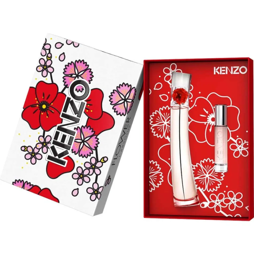 Kenzo - Set Flower by Kenzo L'Absolue - Eau de Parfum 50 ml + Travel Size Spray 10 ml