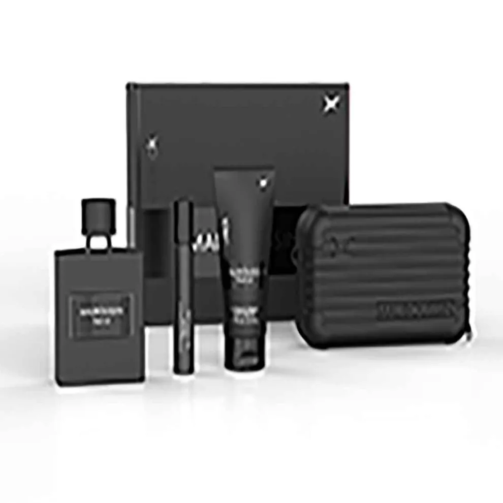 Mauboussin - Cadeauset Homme In Black - Eau de Parfum + Mini Spray + Shower Gel + Xmas Pouch 24