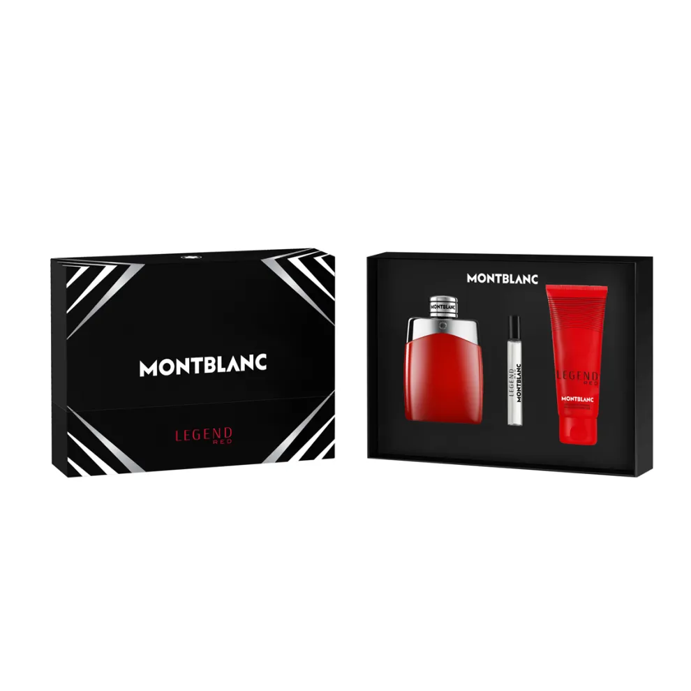 Montblanc - Geurset Legend Red - Eau de Parfum 100 ml + 7.5 ml + Deo Stick 100 ml