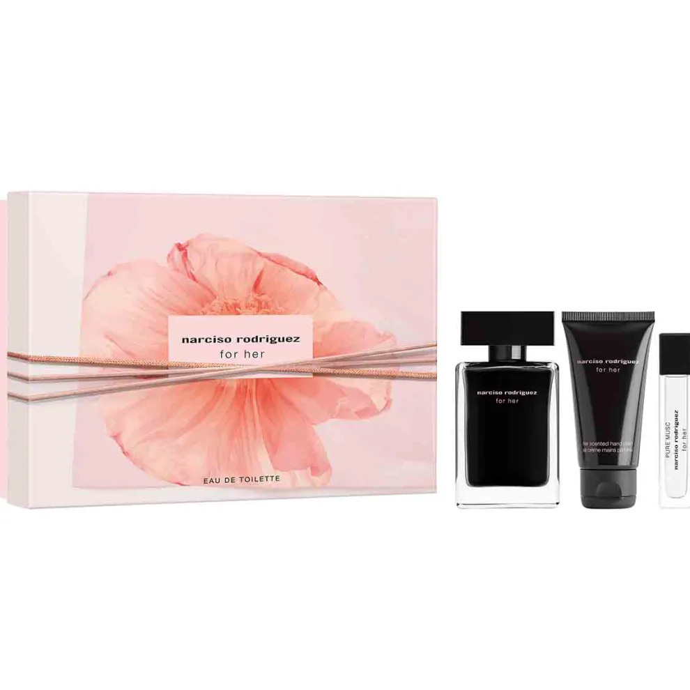 Narciso Rodriguez - Cadeauset for her - Eau de Toilette 100ml + 2 producten