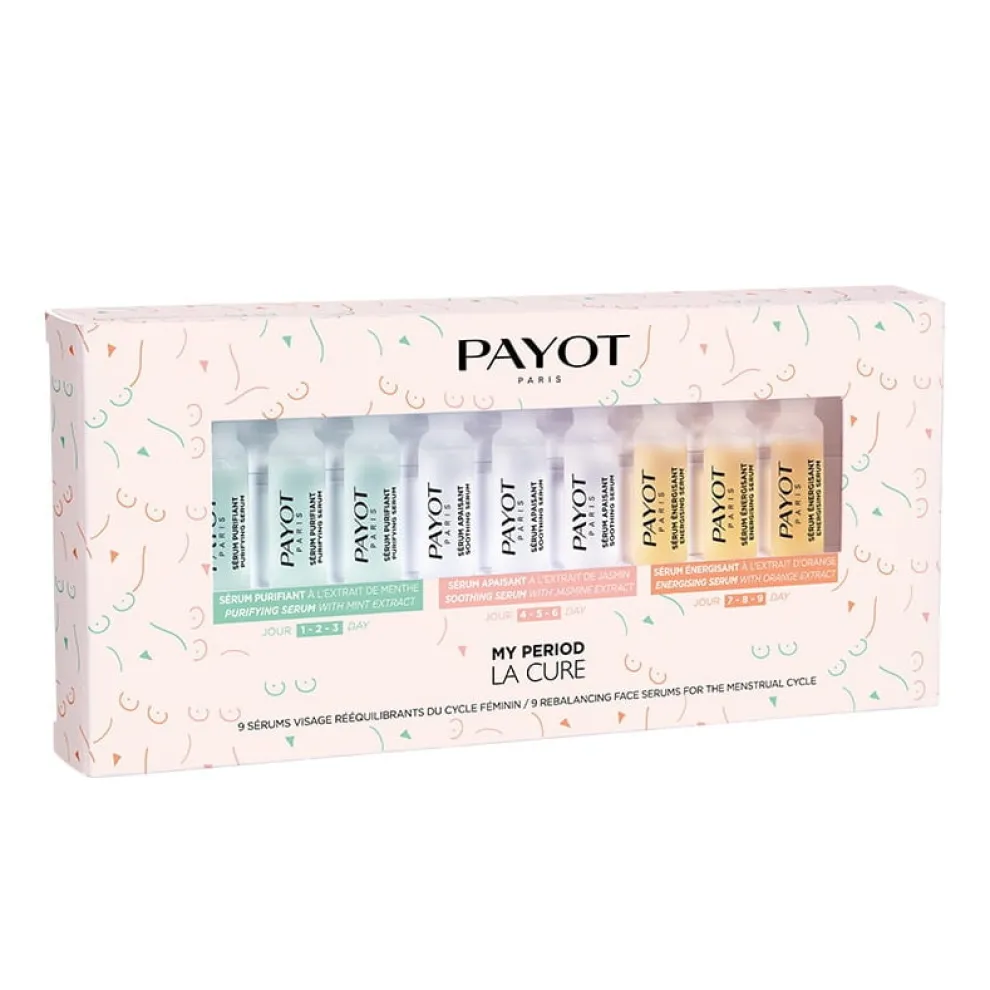 Payot - Mijn Periode - Kuur van 9 herstellende gezichtsserums voor de vrouwelijke cyclus