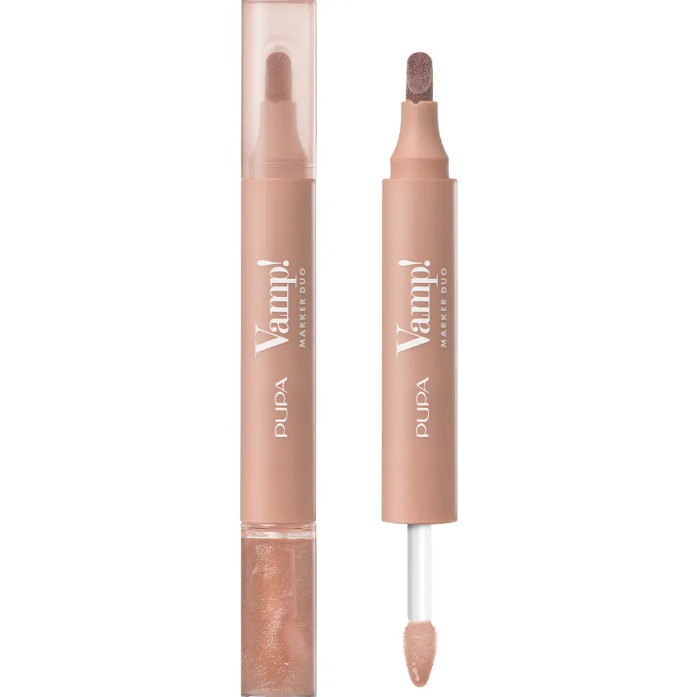 Pupa - Vamp! Marker Duo - Lip marker and lip gloss-oil