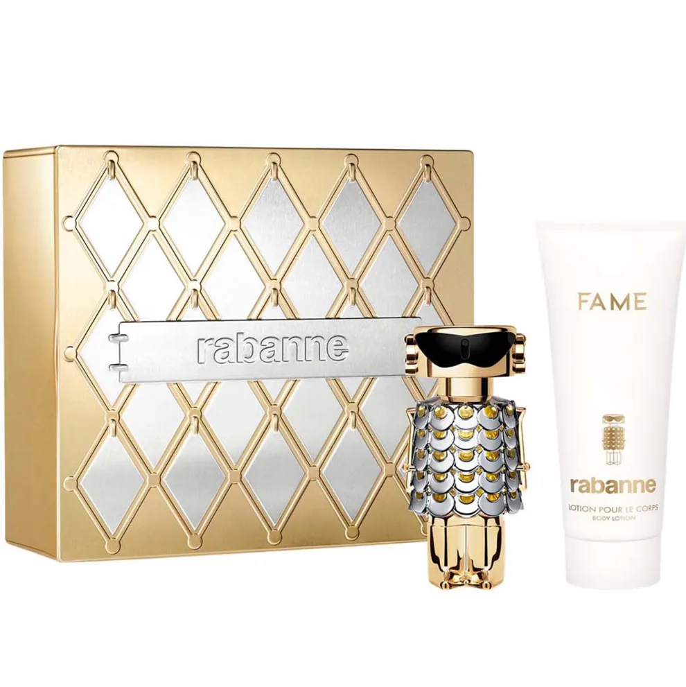 Rabanne - Cadeauset Fame - Eau de Parfum 50ml + Body Lotion 100ml
