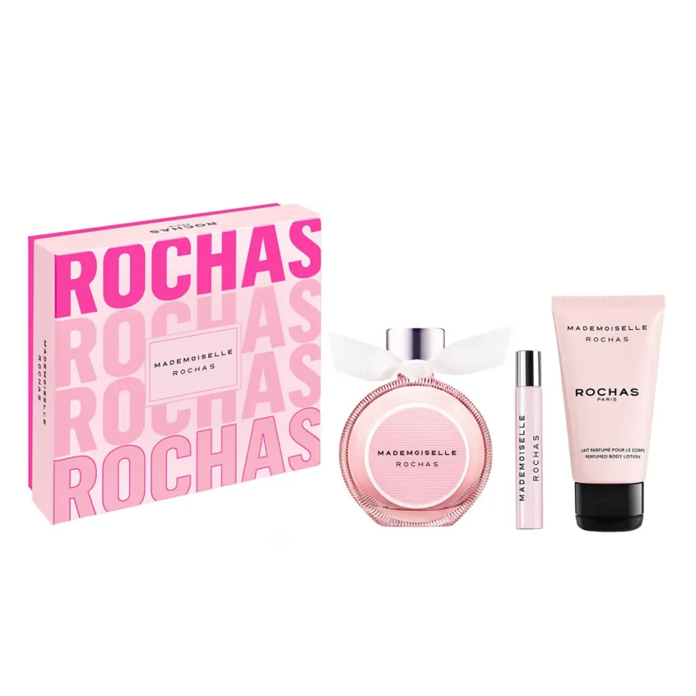 Rochas - Cadeauset Mademoiselle Rochas - Eau de Parfum 50ml + 2 producten