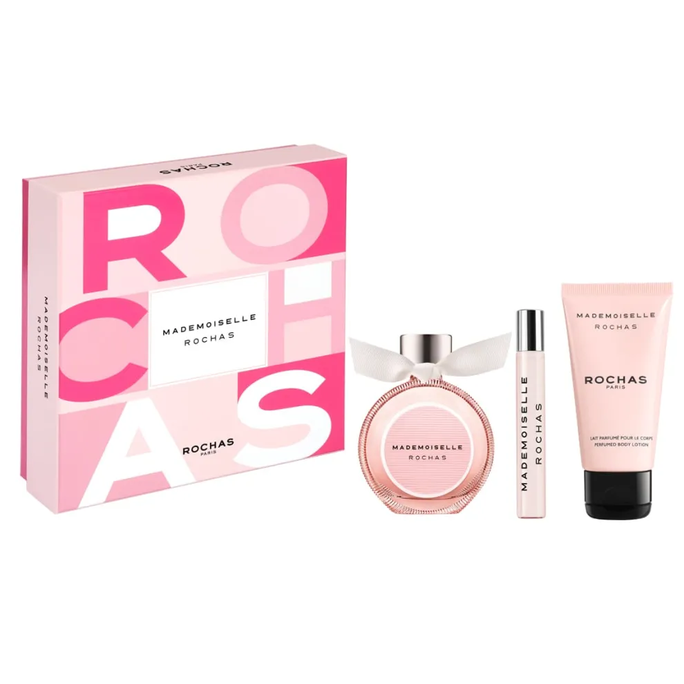 Rochas - Set Mademoiselle Rochas - Eau de Parfum 50 ml + 10 ml + Body Lotion 50 ml