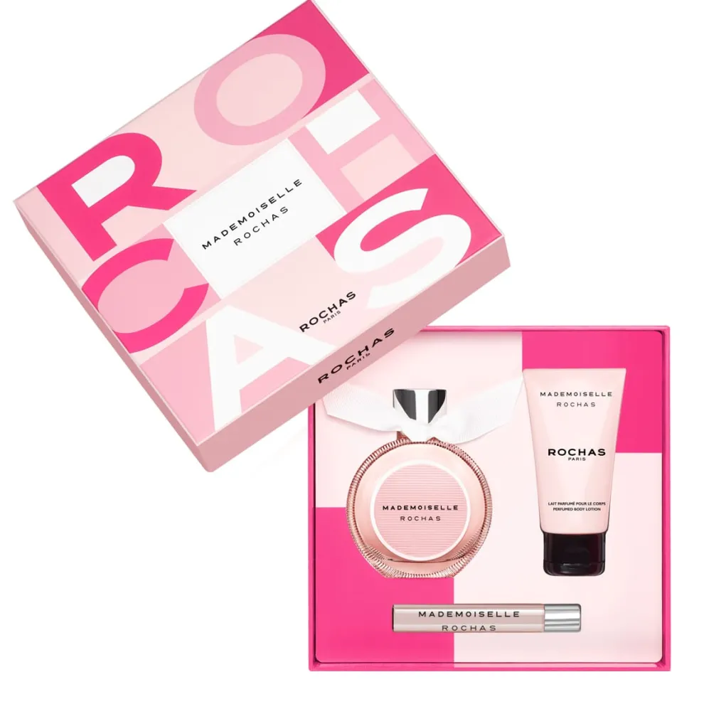 Rochas - Set Mademoiselle Rochas - Eau de Parfum 50 ml + 10 ml + Body Lotion 50 ml
