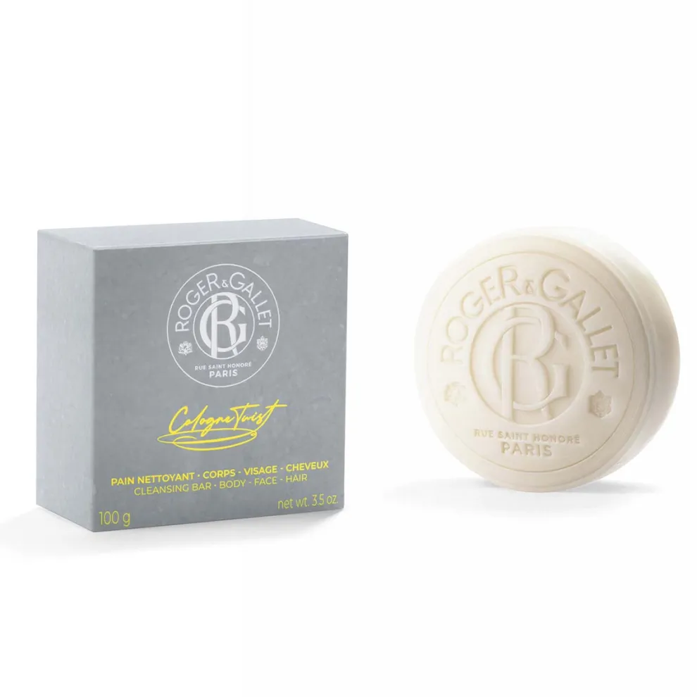 Roger & Gallet - Cologne Twist - Cleansing Bar 3 in 1 - Body - Face - Hair 100g
