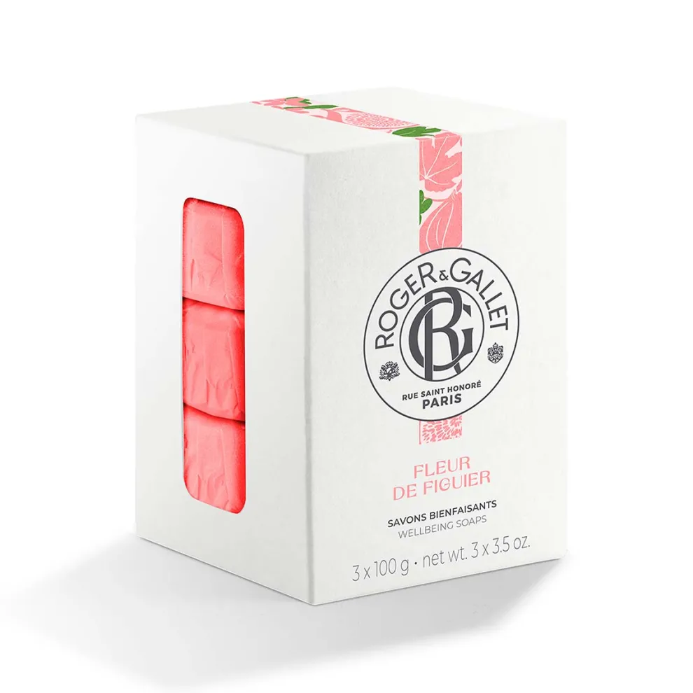 Roger & Gallet - Fleur de Figuier - Cadeauset Wellness Soaps 300g