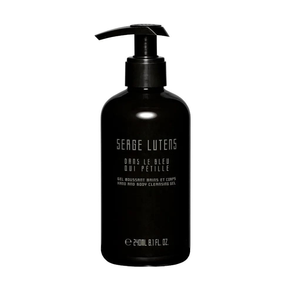Serge Lutens - Dans le bleu qui pétille - Schuimende hand- en lichaamsgel 240 ml