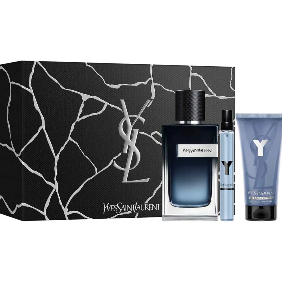 Yves Saint Laurent - Cadeauset Y for Men - Y Eau de Parfum + Shower Gel + Mini Spray