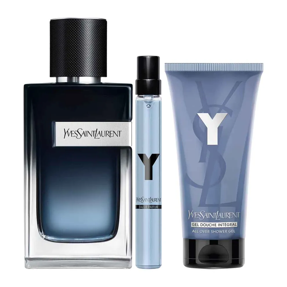 Yves Saint Laurent - Cadeauset Y for Men - Y Eau de Parfum + Shower Gel + Mini Spray