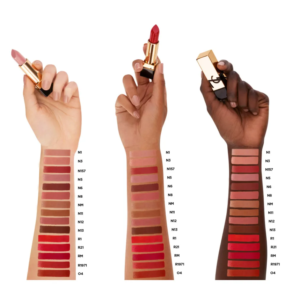 YVES SAINT LAURENT - Rouge Pur Couture Satin Finish Lipstick - P2 ROSE NO TABOO