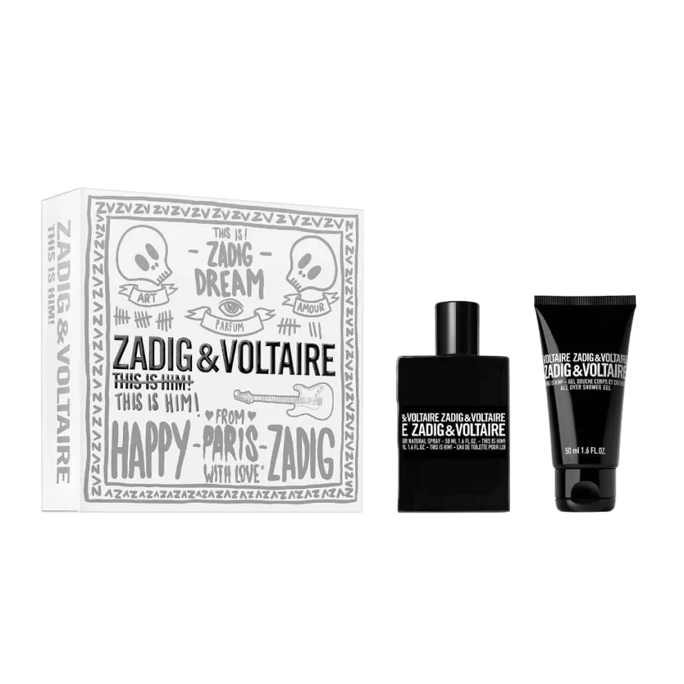 Zadig & Voltaire - This is Him ! Cadeauset Eau de Toilette 50 ml + Shower Gel 50 ml