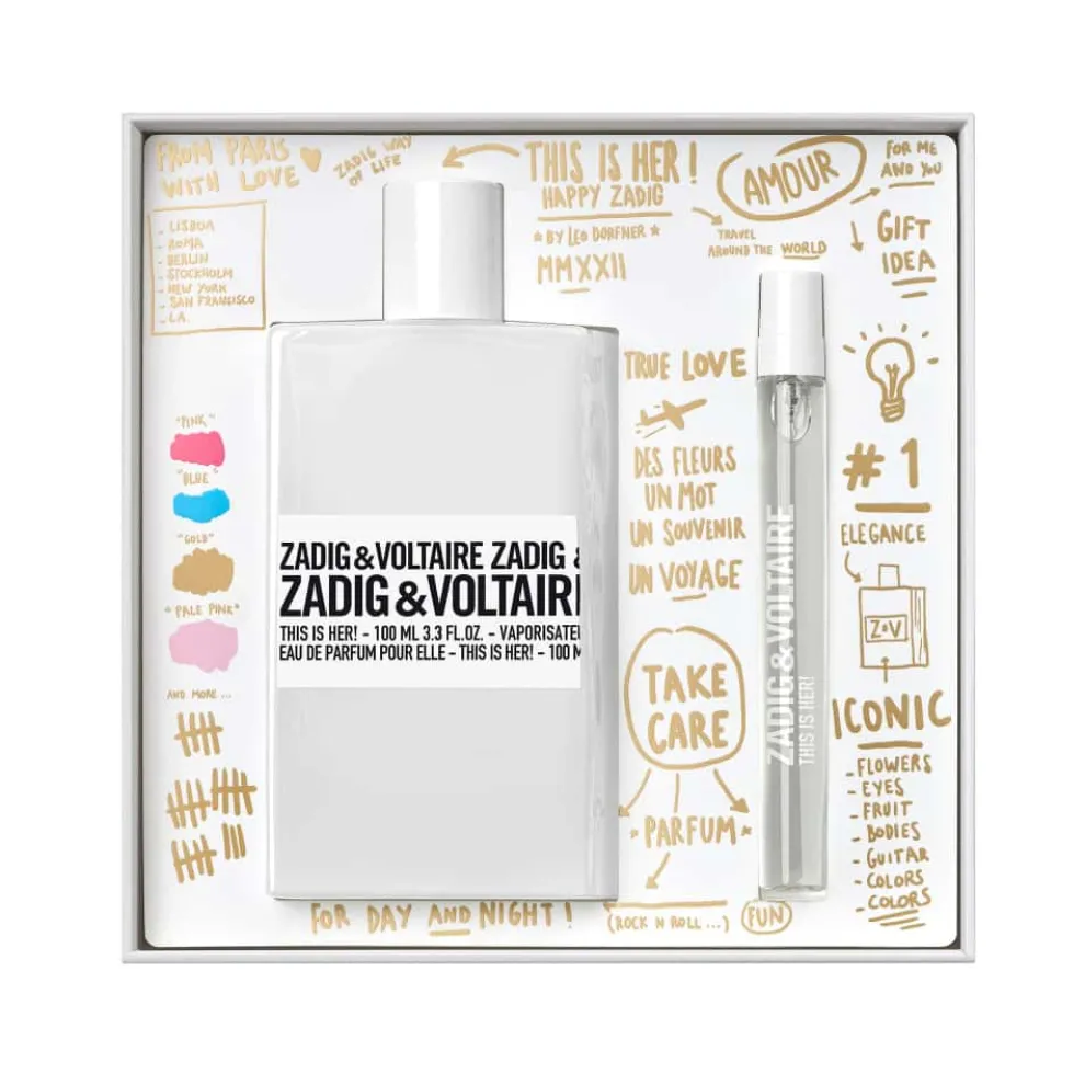 Zadig & Voltaire - This is her! Set - Eau de Parfum 100 ml + 10 ml